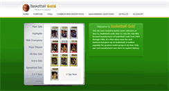 Desktop Screenshot of basketballgold.com